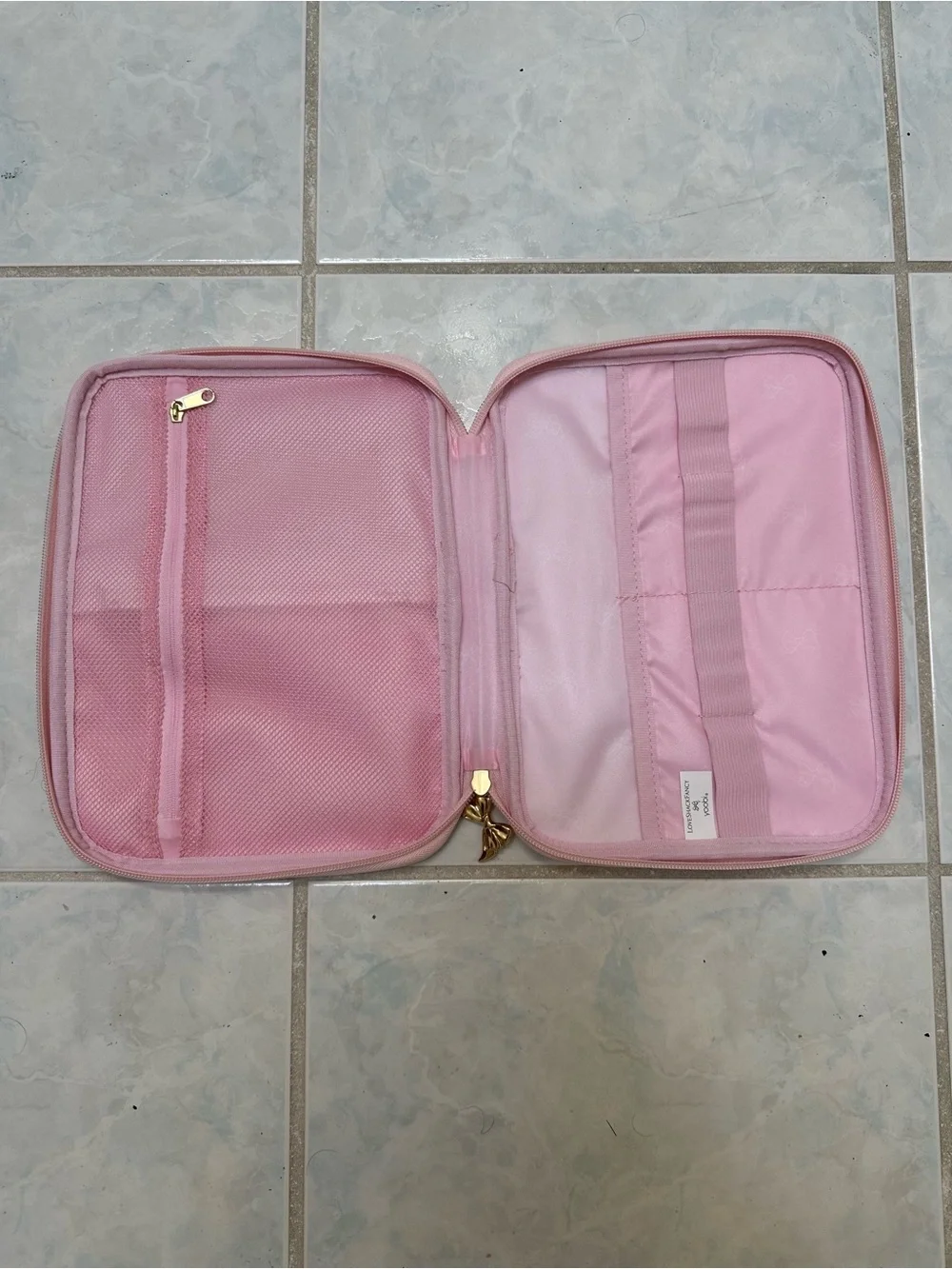 LoveShackFancy x Target - Yoobi Blooming Heirloom Ditsy Tech Organizer Pink